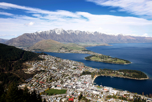 A view of Lake Wakatipu and Queenstown. Photo / Sarah Ivey