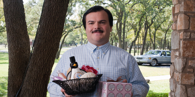 Jack Black is charismatic but more subdued than usual as the empathetic killer, Bernie. Photo / Supplied.