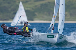 It won't take much to tempt sailors Jo Aleh and Polly Powrie to put together another Olympic programme in four years' time because they can't imagine doing anything different. Photo / Getty Images.