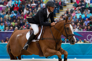 Andrew Nicholson in action at the Olympic Games. Photo / Brett Phibbs