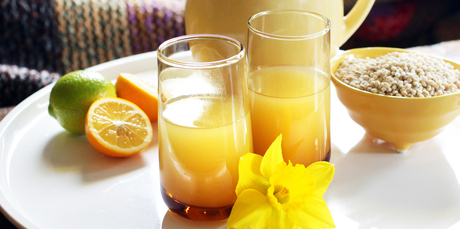 Lemon barley water is a great comfort drink for when you're feeling off-colour. Photo / Doug Sherring