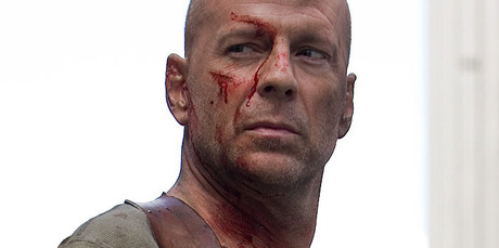 Bruce Willis is keeping his shirt on for the next Die Hard film. Photo / Supplied
