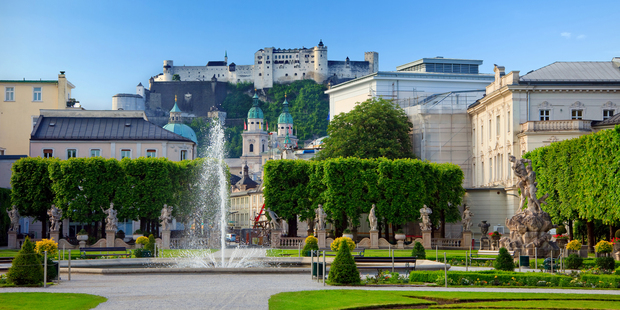 Salzburg's sublimely manicured Mirabell Gardens are the perfect spot to take a break from sightseeing. Photo / Thinkstock