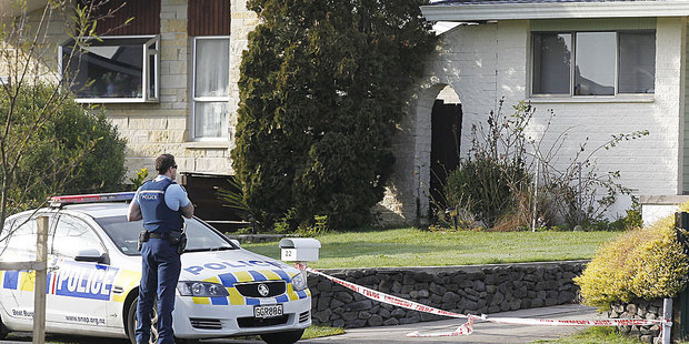Police are investigating an 'unexplained sudden death' on Knightsbridge Place in Hamilton. Photo / Christine Cornege
