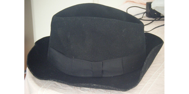 The hat's seller says it was caught at a Michael Jackson concert in Auckland in 1996. Photo / Supplied