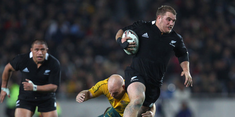 Owen Franks' statistics are impressive and his general contribution is as sharp and aggressive as always. Photo / Getty Images