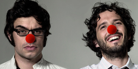 Flight of the Conchords show their support for Red Nose Day. Photo / Supplied