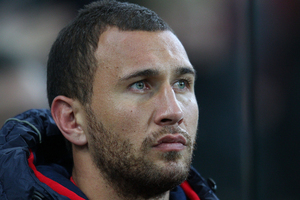 Quade Cooper's unpredictability is why Robbie Deans has recalled him for Saturday's Bledisloe Cup test at Eden Park. Photo / Getty Images.