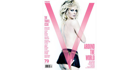Nicole Kidman on the cover of V Magazine. Photo / V Magazine