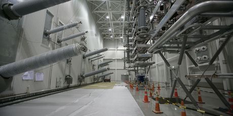 Transpower's Benmore substation in the Waitaki Valley. Photo/ Supplied