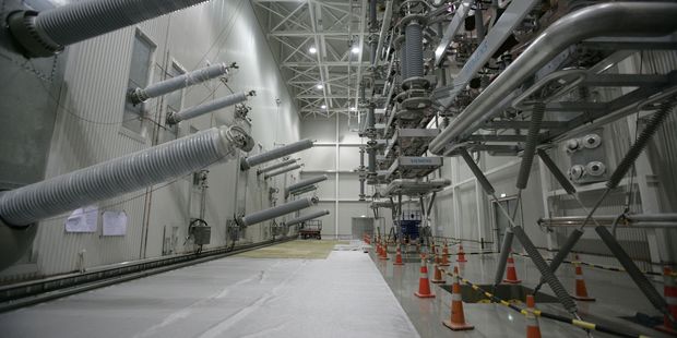 Transpower's Benmore substation in the Waitaki Valley. Photo/ Supplied