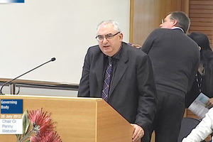 John Dragicevich was the subject of a complaint from four managers. Photo / Franklin Live