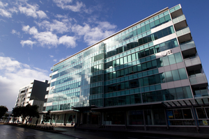 The freehold valuations of land under two office blocks were reduced after factoring in the effect of the Britomart tunnel. Photo / Richard Robinson