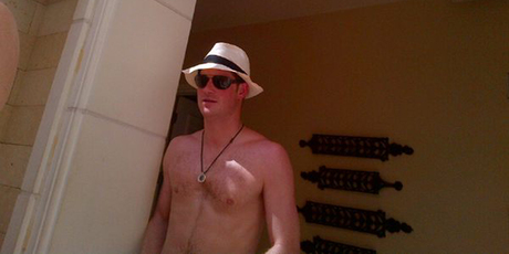 Prince Harry reportedly pictured in Las Vegas. Photo / Twitter Prince Harry reportedly pictured in Las Vegas. Photo / Twitter