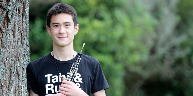 Western Springs student Noah Rudd turned down a suggestion he should apply for a music scholarship at King's. Photo / Michael Craig