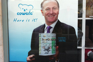 Photos of Key taken during a factory visit have surfaced in an ad. Photo / Supplied