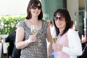 Rebecca Farmiloe and Stacey Milne. Photo / Doug Sherring
