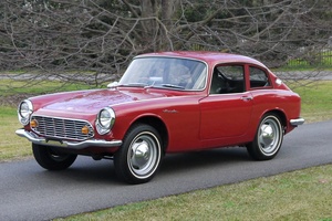 This rare two-owner Honda S600 sports coupe is one of three early Japanese cars going under the hammer. Pictures/Supplied