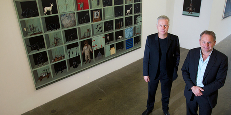 Gary Langsford (left) and John Gow. Photo / Sarah Ivey