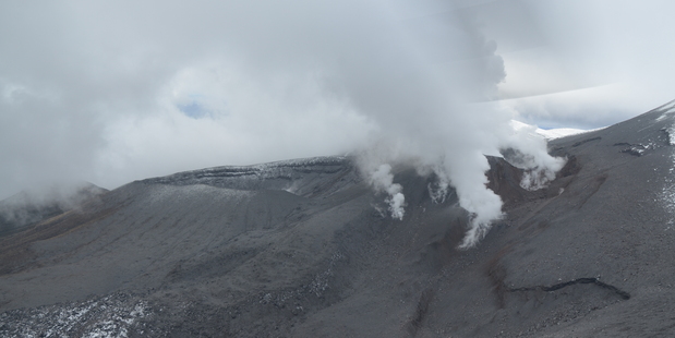 Insurers were spooked by the Tongariro eruptions recently. Photo / Steven Sherburn, GNS Science