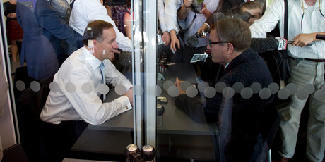 John Key and John Banks' efforts to bring Act members into Parliament via the Epsom seat will be a distant memory if the one-electorate rule is scrapped. Photo / Dean Purcell