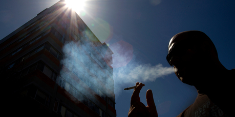 Cigarette users have been driven to the back steps, and the tobacco companies are now weaker than their opponents. Picture / Brett Phibbs