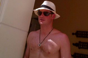 Prince Harry Pictured in Las Vegas. Photo / Twitpic