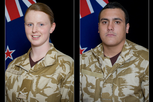 (L to R) Corporal Luke Tamatea (31), Lance Corporal Jacinda Baker (26) and Private Richard Harris (21), all killed in an IED explosion in Afghanistan. Photo / NZDF