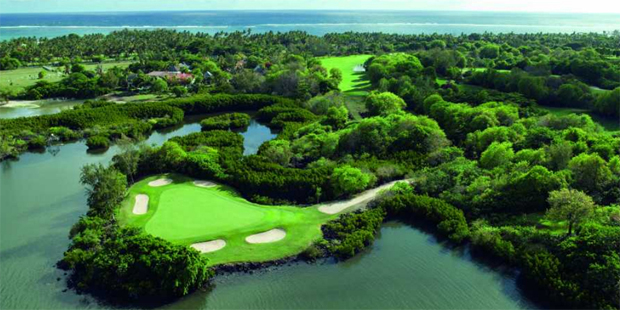 Golf holidays in exotic destinations such as Mauritius' Legend Golf Course at the five-star Constance Belle Mare Plage hotel, are booming. Photo / Supplied