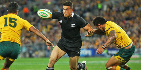 Sonny Bill Williams made the most ball carries with a total of seven for a gain of 44 metres. Photo / Getty Images