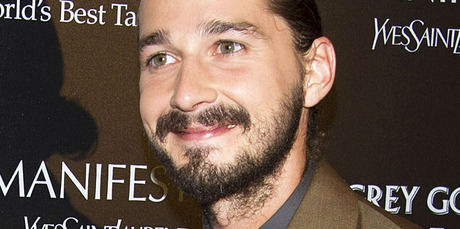 Shia LaBeouf isn't shying away from explicit content in an upcoming Lars Von Trier film. Photo / AP