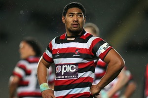 Fritz Lee dotted down twice for Counties. Photo / Getty Images