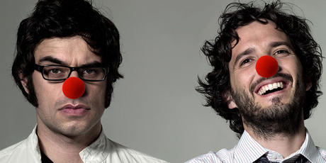 Flight of the Conchords show their support for Red Nose Day. Photo / Supplied