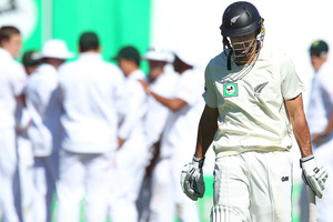 If the Black Caps can beat India in tomorrow's second test at Bangalore it will be the first time in 24-years that the Kiwis have triumphed on Indian soil. Photo / Getty Images.