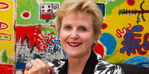 Retiring Retirement Commissioner Diana Crossan in her Wellington office. Photo / Mark Mitchell