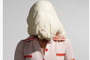 Dough portraits, interactive art by Dutch photographer Søren Dahlgaard. Photo / Supplied