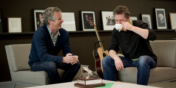 Anthony Healey (left) and Nick Bollinger. Photo / Ted Baghurst
