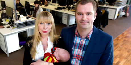 Cecilia and James Robinson aim to become the third largest home-based early childhood care provider in New Zealand by the end of this year. Photo / Steven McNicholl