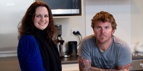 Natalia Hatton, pictured with husband Brett, has written a book about the couple's unsuccessful endeavours to have a baby. Photo / Steven McNicholl