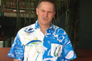 John Key at the Pacific Islands Forum in the Cook Islands. Photo / Supplied