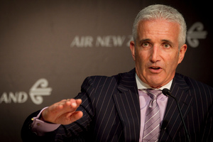 Outgoing CEO Rob Fyfe says the airline's bullish outlook is far from wishful thinking. Photo / Natalie Slade