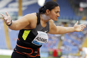 New Zealand shotputter Valerie Adams was elevated from silver to gold after Nadzeya Ostapchuk failed a drug test.
Photo / File