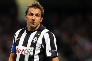 Alessandro Del Piero. Photo / AP