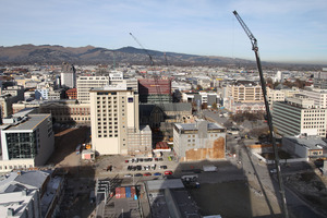 Christchurch City Central Red Zone. Photo / Geoff Sloan