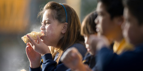 The Office of the Children's Commissioner has confirmed providing free food in all low-decile schools is among the group's recommendations. Photo / Richard Robinson
