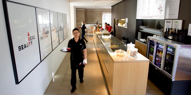 Auckland Art Gallery Cafe at the corner of Kitchener St and Wellesley St, Auckland. Photo / Steven McNicholl