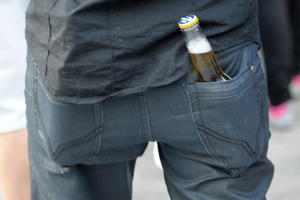 Police say people 'get on the turps' during big sporting events, affecting their families. File photo / Herald on Sunday