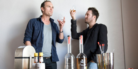 Roger Holmes (left) and Jamie Duff, founders of Stolen Rum. Photo / Richard Robinson.