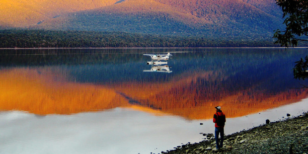 Dawn is breathtaking at lake Te Anau. Photo / Josie Dale