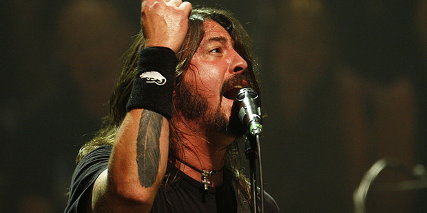 Dave Grohl says the Foo Fighters have played their last show for a long time. Photo / Richard Robinson